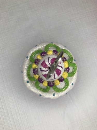 Rare Pier One Birthday Bright Pink Green Purple Cupcake Card Place Holders Set 7 - Picture 7 of 11