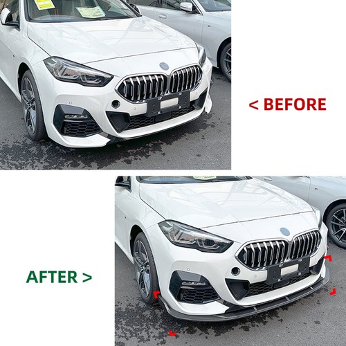 Frontstoßstange Spoiler Lip Für BMW 2er F44 228i M235i M Sport 2020-2023 Schwarz - Picture 4 of 12