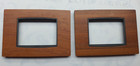 2 PLACCHE VIMAR EIKON IN LEGNO A 3 MODULI COLORE TEAK BURMA COD.20653.34