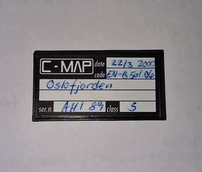C-MAP OSLOFJORDEN NORWAY EN-B501 B501 C-Card Marine Charts - Raymarine, Navman