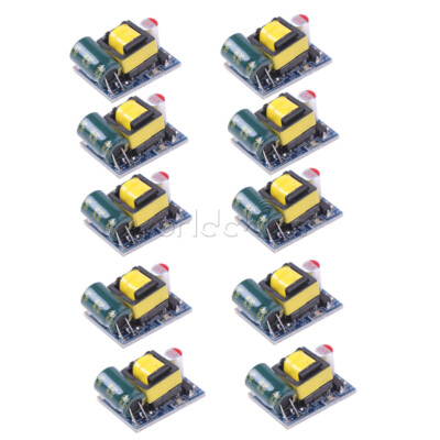 10PCS Mini AC-DC 110V 120V 220V 230V To 5V Converter Board Module Power Supply