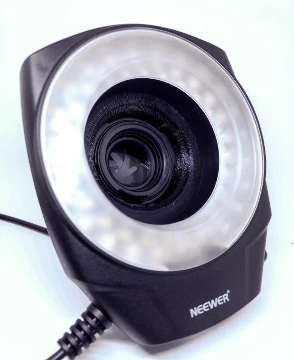 Reversed Pentax K-Mount To Neewer Macro Ringlight Adapter - Pentax Macro - Image 4 of 4