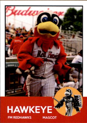 2016 Fargo-Moorhead RedHawks Team Issue #28 Hawkeye MASCOT - NM Baseball Card