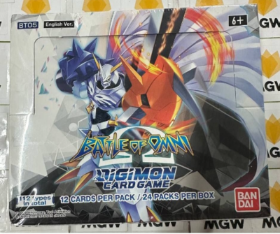 Digimon TCG English Version BT05 Battle Of Omni Booster Box Factory Sealed x1 Digimon TCG English Version BT05 Battle Of Omni Booster Box Factory Sealed x1