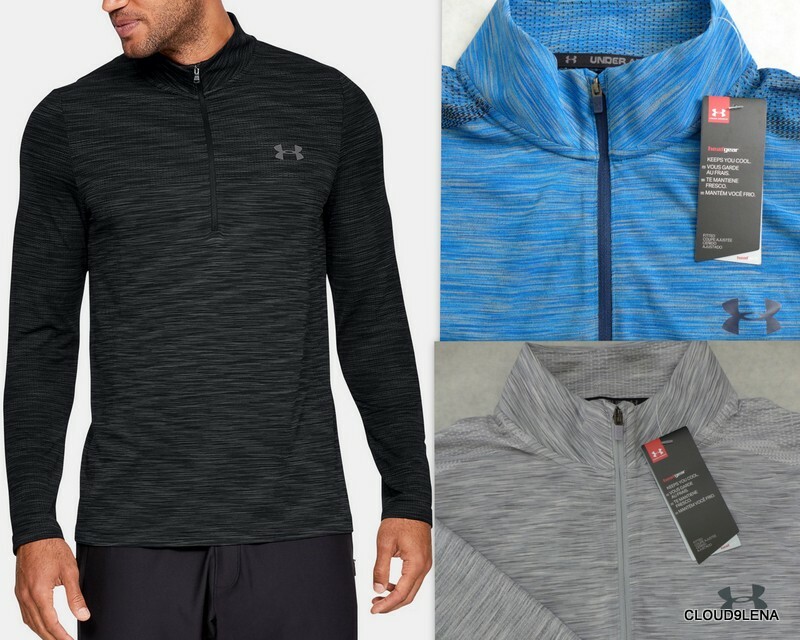 NWT UNDER ARMOUR Seamless ½ Zip Long Sleeve 1347752 S/M/L/2XL 