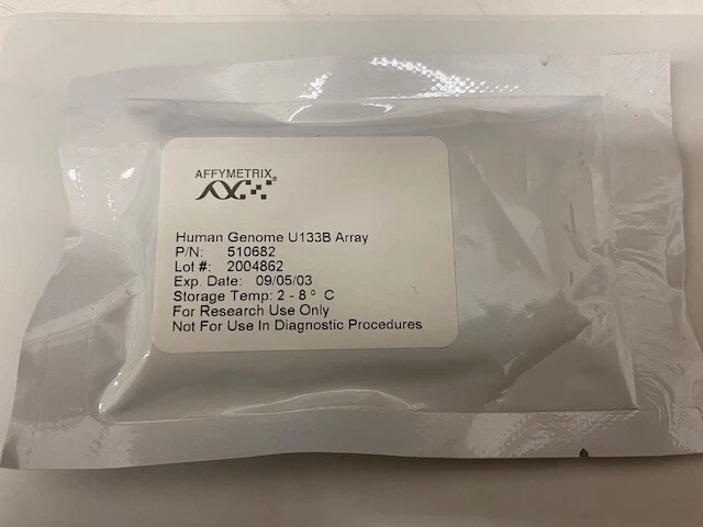 Affymetrix genoma umano U133B array 510682 40 ± 5 array sigillato! - Immagine 4 di 4