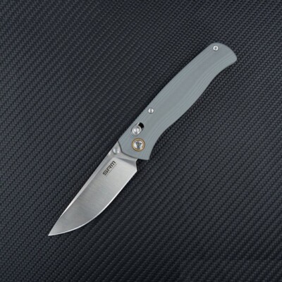SRM 255L-GK (10Cr blade, G10 handle, Mono Chassis, Ambi Clip, Ambi Lock)