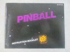 NINTENDO NES PINBALL ORIGINAL MANUAL ONLY