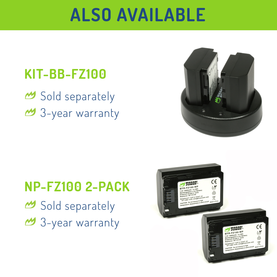 Newmowa NP-FZ100 vervangende batterij en dubbele LCD USB-batterijlader voor Sony NP-FZ100, BC-QZ1 en Sony a1, Sony a6600, Sony Alpha 9, Sony Alpha 9R, Sony A7RIII, Sony A7R3, Sony a7 III digitale