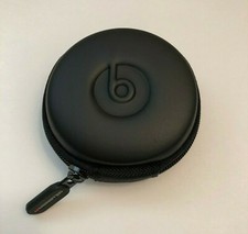 Monster Beats Earbuds Headphones Round Travel Case Powerbeats UrBeats iBeats NEW