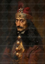 Vlad Tepes Impaler Dracula Legend Transylvania Dark Prince Art Print y97