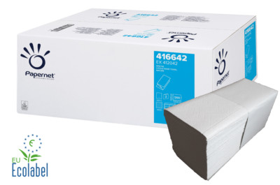 4.000 Blatt Falthandtuch Papierhandtuch 416642 Papernet  2-lagig 24 x 23