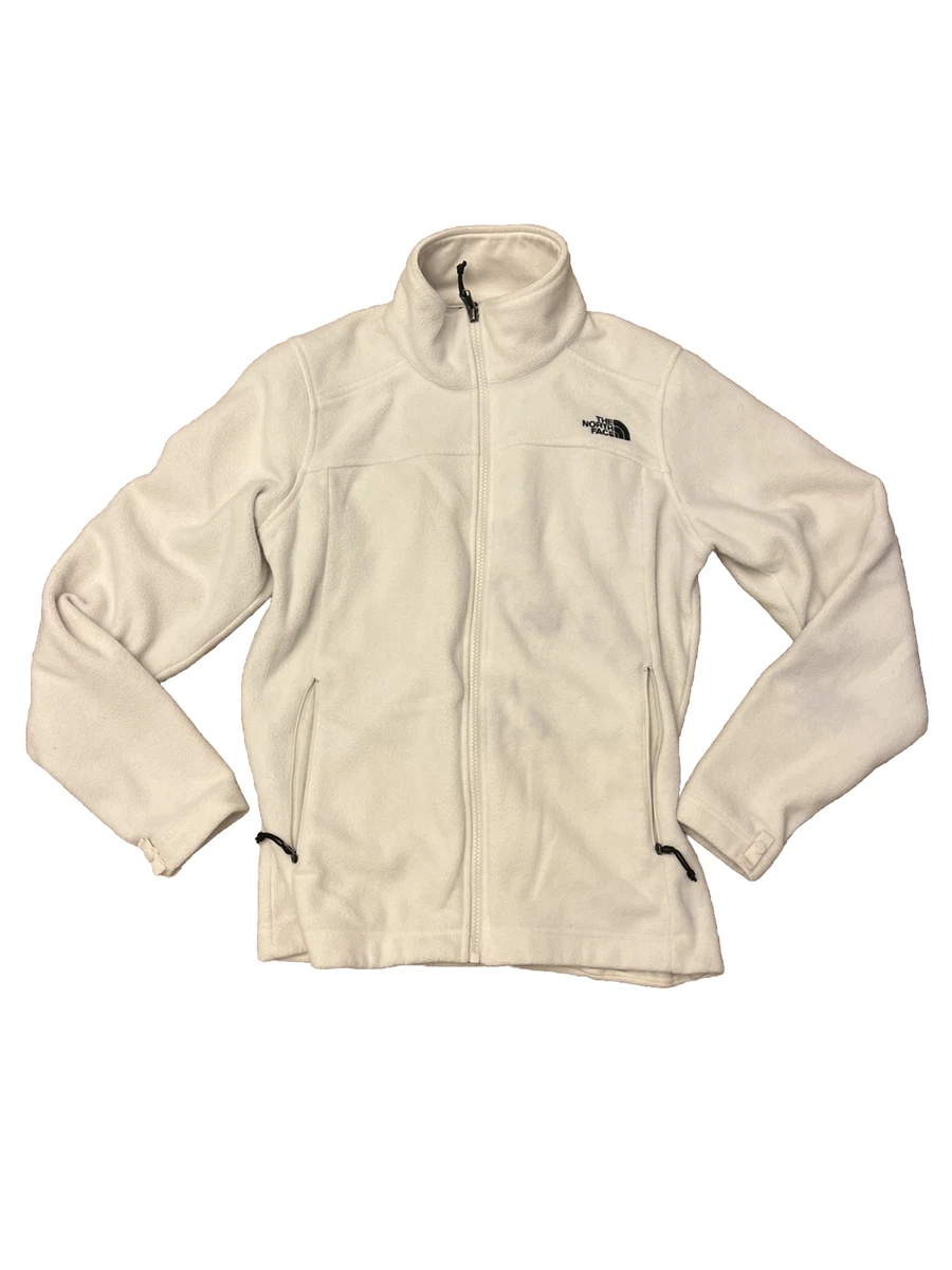 The North Face Classic Ivory Cream Fleece Zip Sweater Jacket