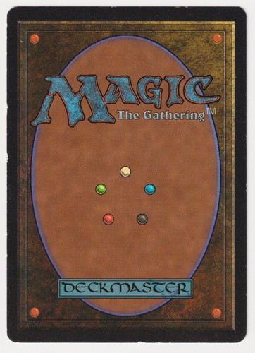 Gold Signed Mahamoti Djinn MP Beta Limited Artist Dan Frazier MTG Magic Rare! - Picture 2 of 2