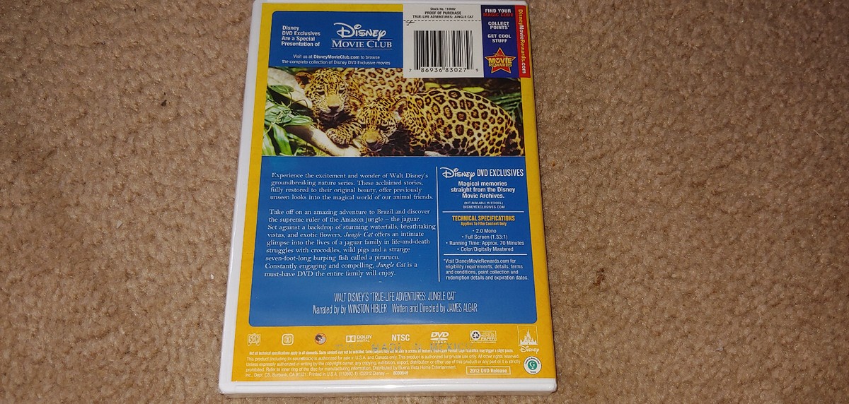 Walt Disney's True Life Adventures: Jungle Cat DVD, BRAND NEW | eBay