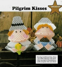 NEW 2 PILGRIM KISSES THANKSGIVING PLASTIC CANVAS PATTERN INSTRUCTIONS