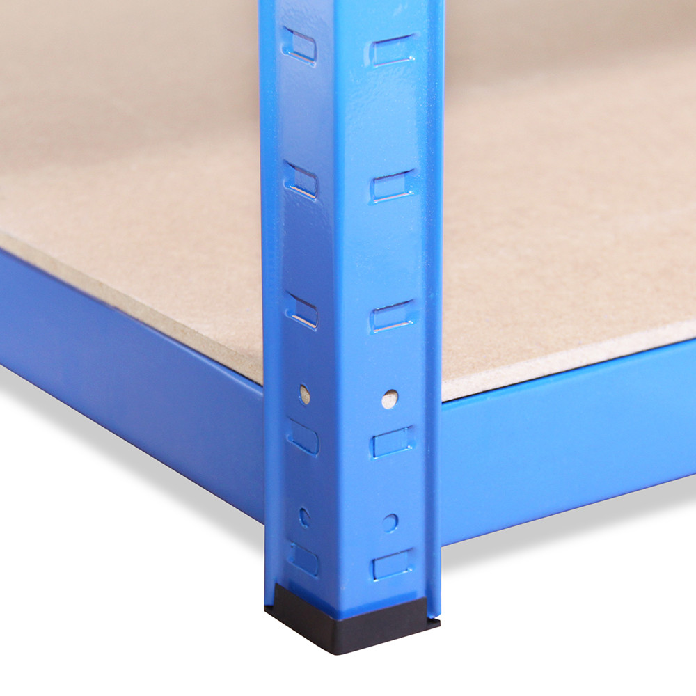 GRack Shelving 5 Tier Blue Metal Deep Wide Garage Racking Storage