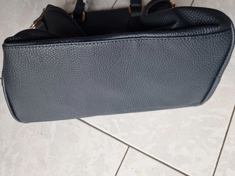 SAC A MAIN FEMME GUY LAROCHE BLEU MARINE BANDOULIEREZ OU A PORTER  SYNTHETIQUE 9 - Photo 4/4