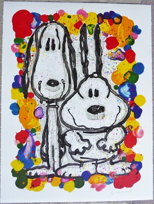 TOM EVERHART WAIT WATCHERS PEANUTS SCHULZ CARTOON DOG SNOOPY Hand