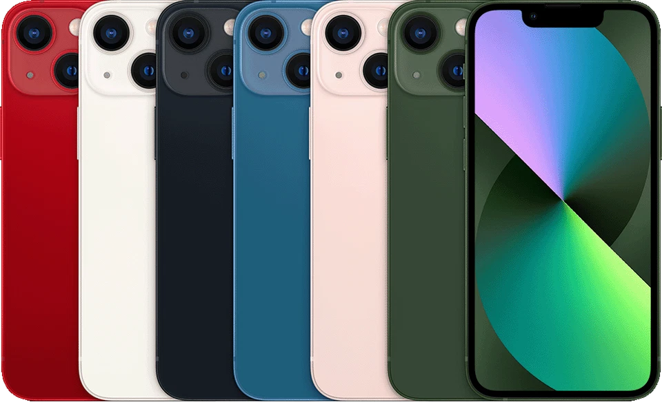 NEW Apple iPhone 13 Mini 5.4 5G 128GB 256GB Unlocked re-SEALED BOX 100% BATTERY - Image 1 of 4