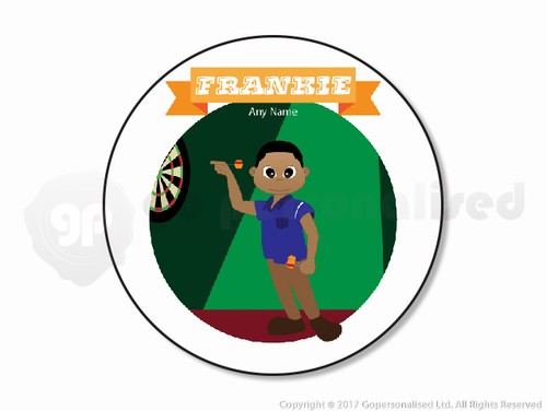 Personalised Gift Dart Player Darts Coaster Sport Novelty Custom Present For Him - Picture 19 of 36