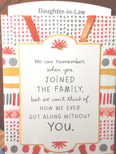 DAUGHTER IN LAW, Happy BIRTHDAY Card for Daughter In Law 9 choices 43A - Picture 12 of 25