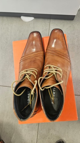mens light leather shoes pre-owned - Picture 5 of 15