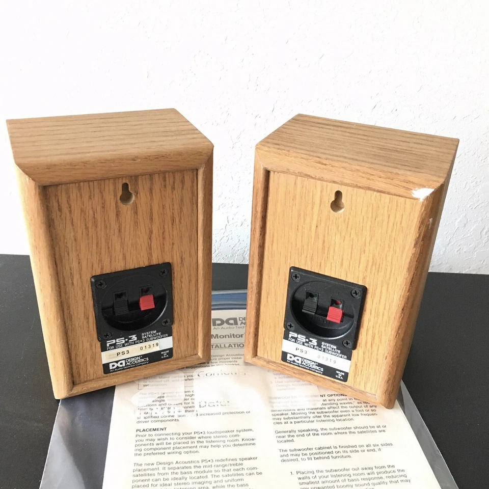 Design Acoustic PS-3 Micro-Monitor Loudspeaker System - Image 3 of 4