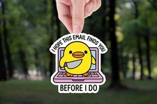 I Hope This Email Finds You Before I Do Sticker, Mugs, Funny Office Humor Introv