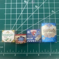 Zuru Mini Brands Boursin, Nut thins, Laughing Cow Cheese, Blue Diamond Almonds