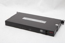APC AP7730 Rack Mount Dual Source Automatic Transfer Switch PDU 9 Outlet READ SH
