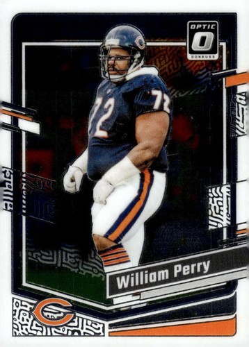 2023 Legacy Legends William Perry #130 Blue Parallel 31/50 Chicago