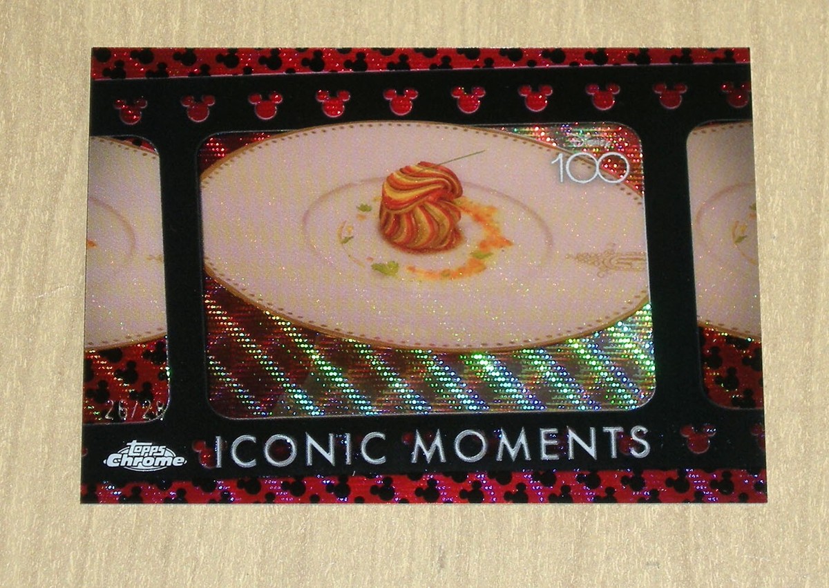 2023 Topps Chrome Disney 100 Years RED BLACK WAVE Refractor
