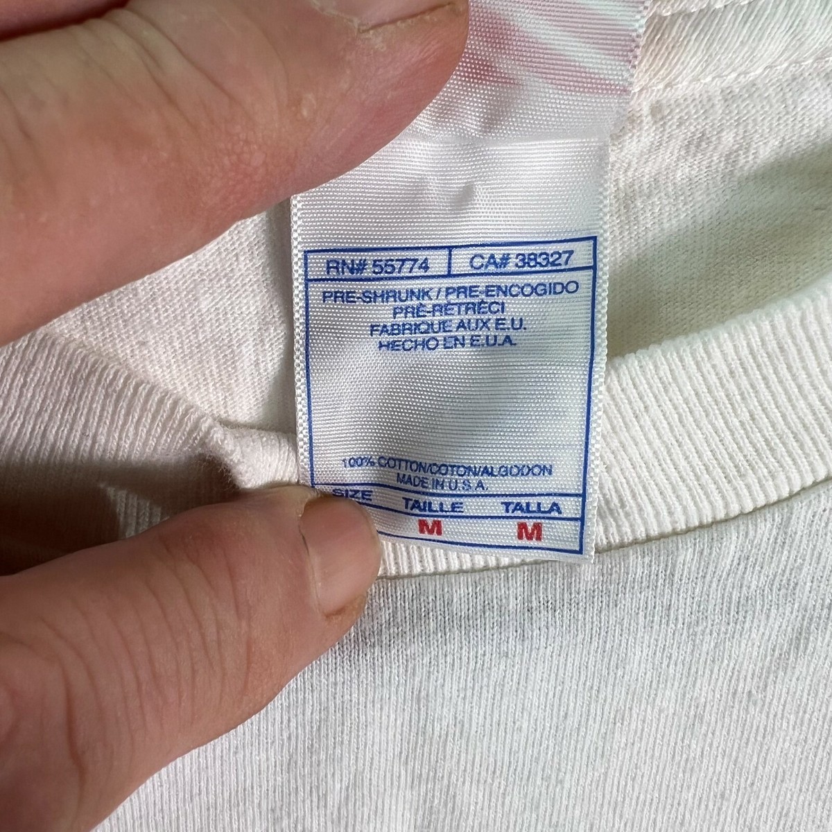 Property of XXL US Navy Short Sleeves White Graphic T Shirt Size M