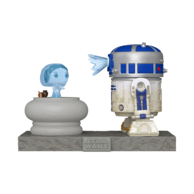 Funko POP! Star Wars R2-D2 and Princess Leia Hologram Figure #766