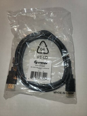 NEW 6' STEREN HIGH-SPEED WITH ETHERNET HDMI CABLE ]