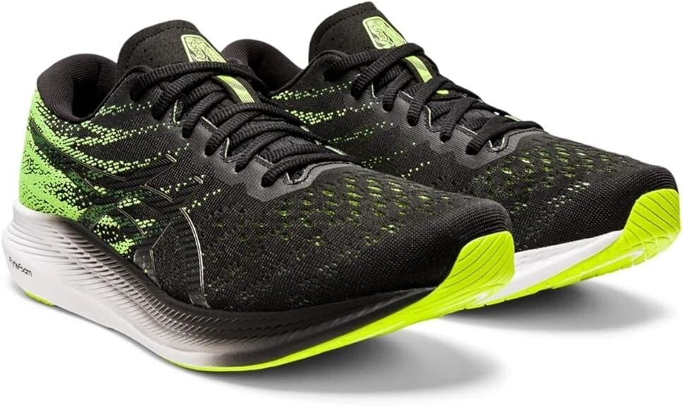 Asics Uomo EvoRide 3 Nero Gunmetal 12 US