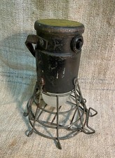 Vintage Walsall Explosion Proof Industrial Hand Inspection Lamp