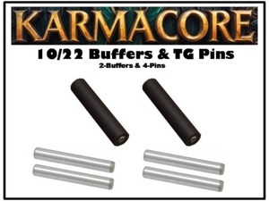 KarmaCORE Custom 2 Buffers & 4 TG Pins for Ruger 10/22 - NEW!