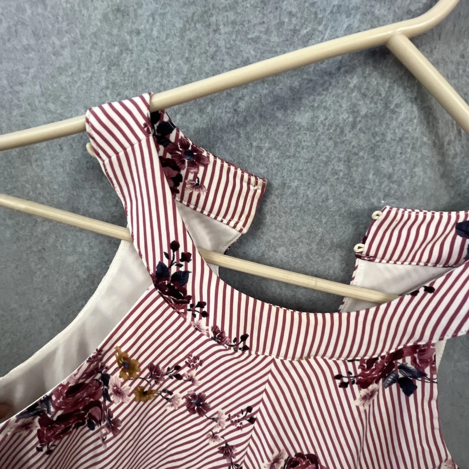 Vestido Three Pink Hearts Sin Mangas Mujer’s Grande Rosa Foto 4 de 4