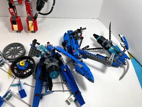 LEGO Ninjago Movie Partials :  Fire Mech 70615 (2017) + Lightning Jet 76104