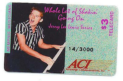 Jerry Lee Lewis ACI Whole Lot of Shakin Phone Card | eBay