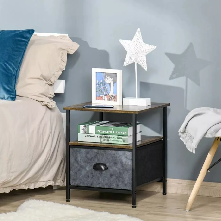 Industrial style bedside sale cabinets