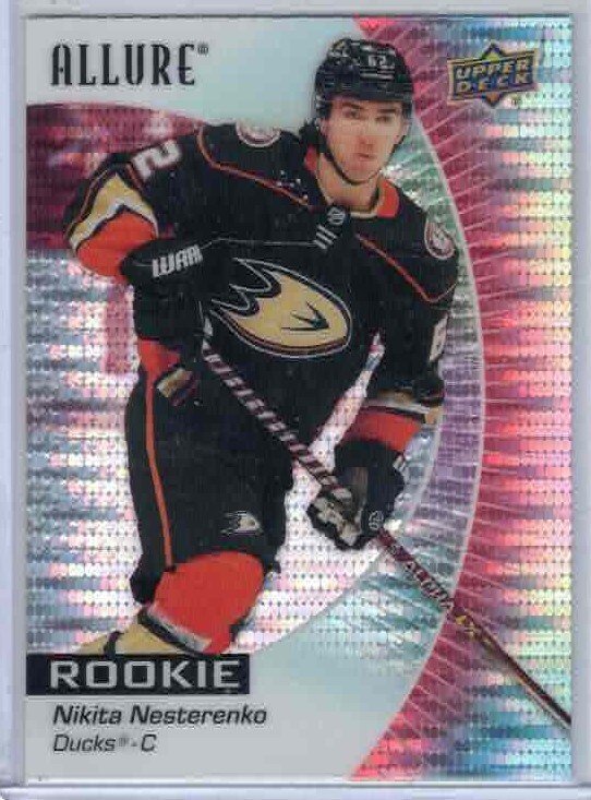 2023 - 24 UD ALLURE ROOKIE RED RAINBOW #113 NIKITA NESTERENKO