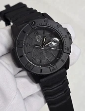 LUMINOX Navy SEAL Foundation 45mm Military Blackout Mens Watch XS.3601.BO.NSF