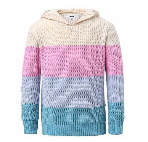 NEW! GIRLS YOUTH DKNY CHENILLE HOODED 