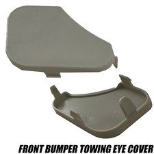 FRONT BUMPER TOW TOWING EYE GREY COVER CAP LID FOR FORD FIESTA MK6 6S6117A989Aa
