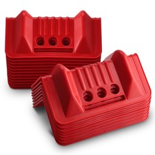 20PCS Flatbed Edge Protectors, Heavy Duty Tie Down Protector RED