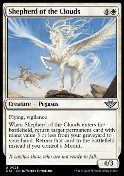 Magic/MTG Shepherd of the Clouds OTJ-28 Uncommon Englisch NM