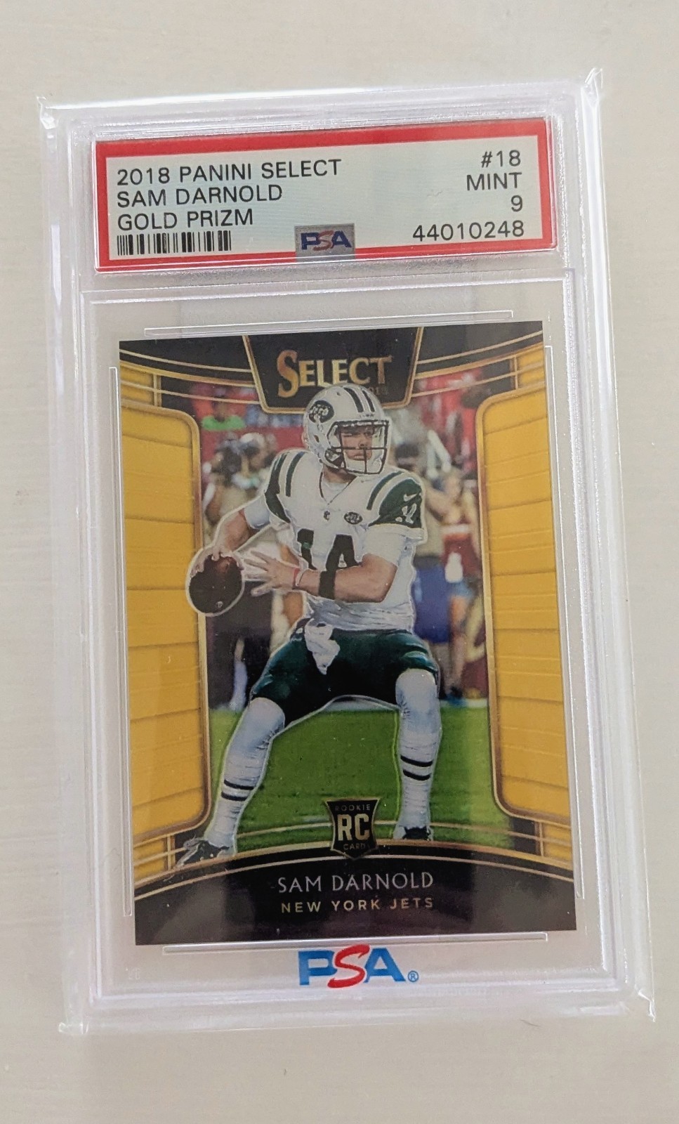 2018 Panini Select - Concourse Sam Darnold Gold/10